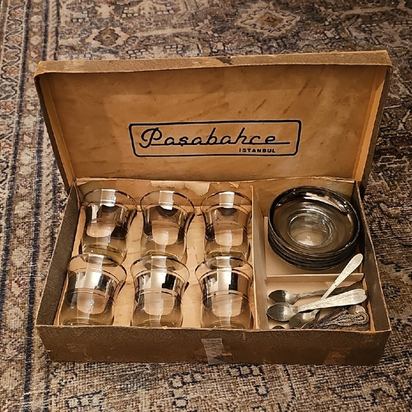 Paşabahçe Istanbul Other - SALE! Vintage Paşabahçe Istanbul Tea or Coffee Service Set